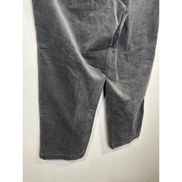 LL Bean Womens Pants 16P Corduroy Gray Favorite Fit Pockets Casual Office Career - Picture 8 of 12